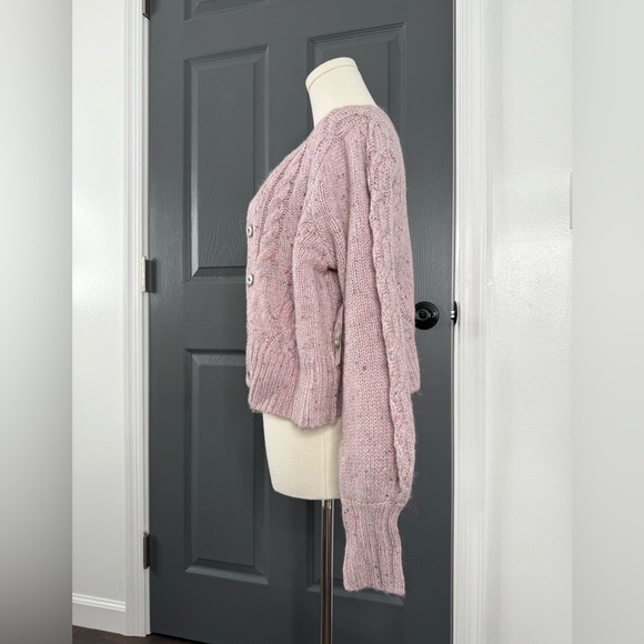 Anthropologie Maeve Hera Lilac Cardigan Set - Picture 4 of 8